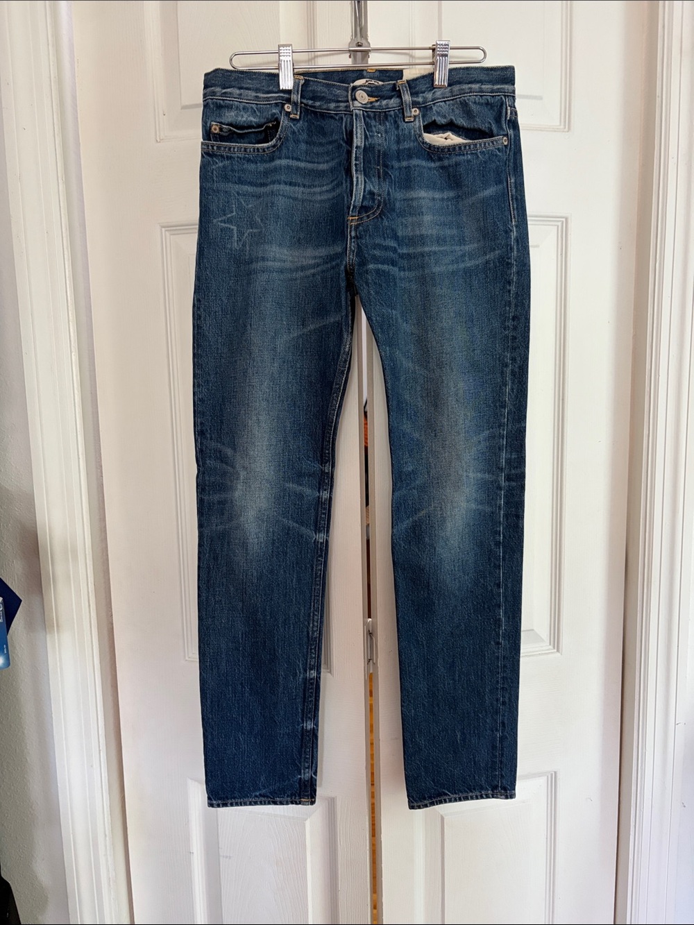 Golden Goose Straight-Leg Jeans in Blue Wash